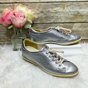 ecco metallic sneakers